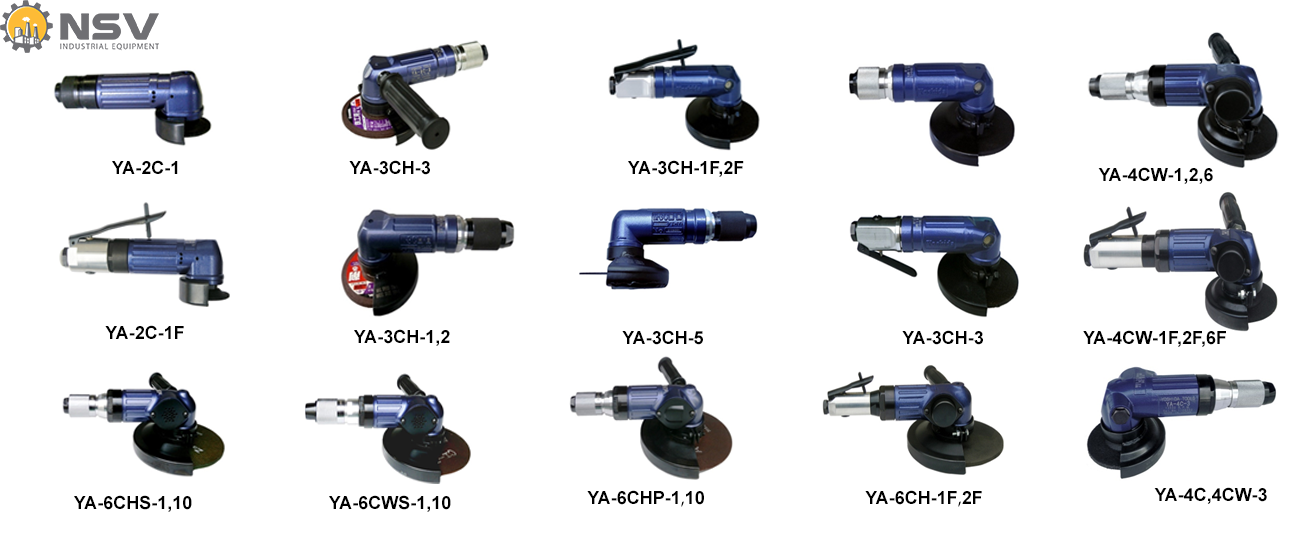Hình ảnh các loại máy mài góc 90 độ thương hiệu Yoshida Nhật Bản