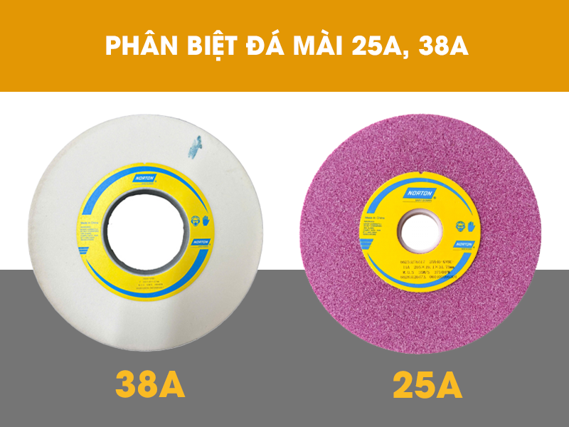 Đánh giá chi tiết các dòng đá mài Norton: Phân biệt 25A, 38A và ứng dụng thực tế