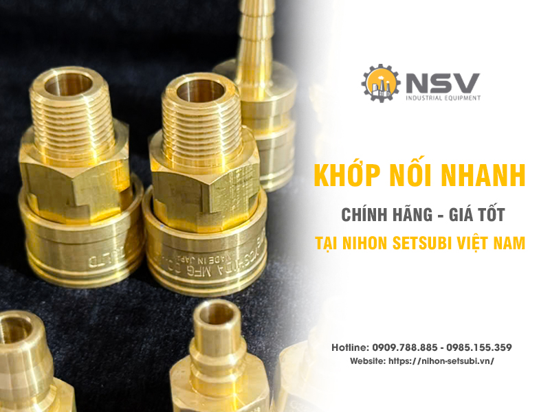 Mua khớp nối nhanh tại Nihon Setsubi - Giá tốt, chính hãng 