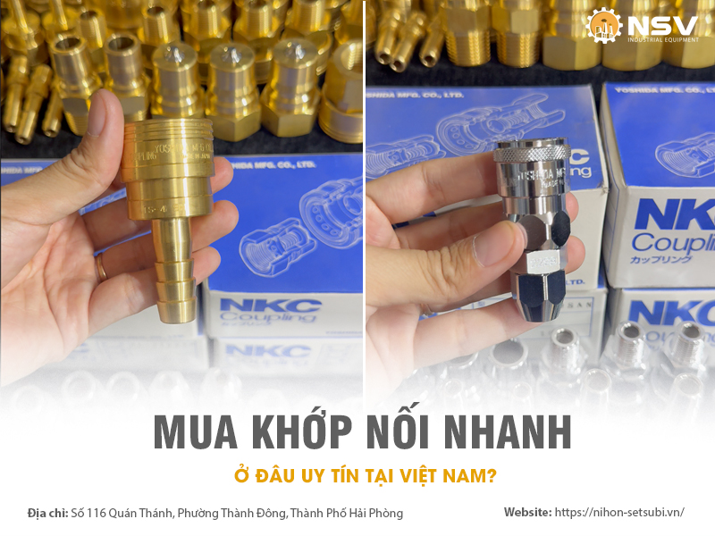 Mua khớp nối nhanh ở đâu uy tín tại Việt Nam?