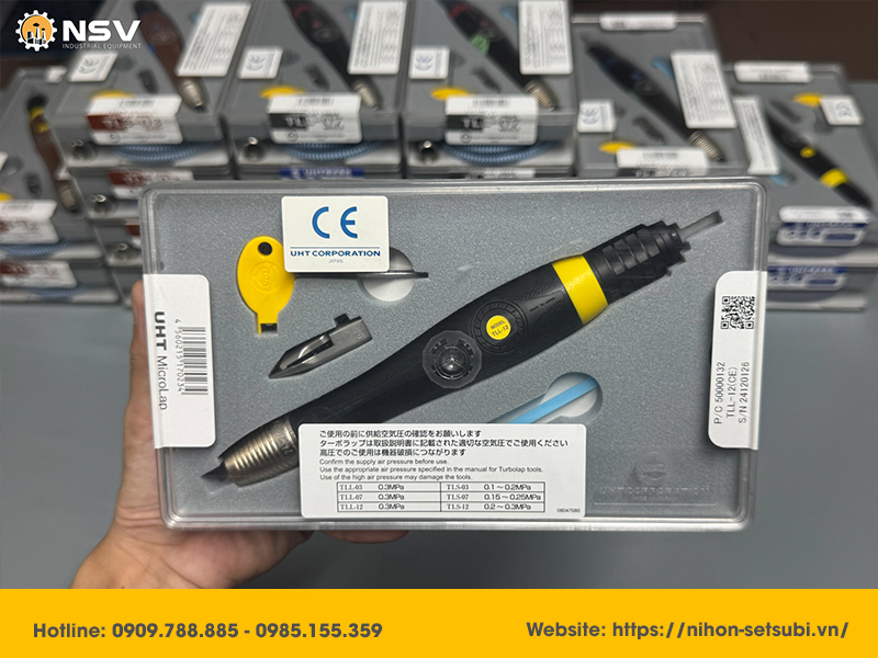 Máy giũa khí TLL-12 UHT Nhật Bản giá bao nhiêu? Mua hàng chính hãng ở đâu uy tín?