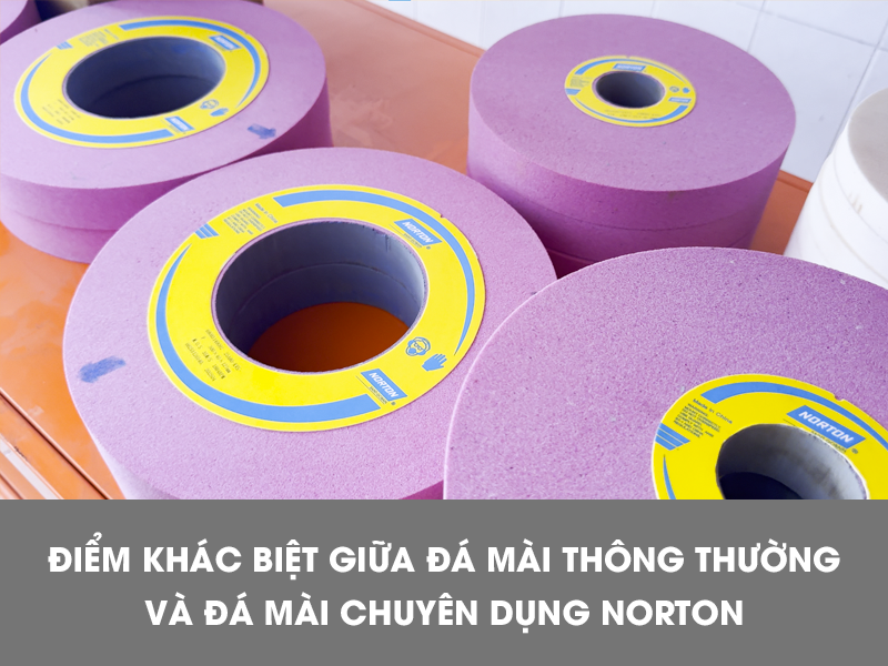 Điểm khác biệt giữa đá mài thông thường và đá mài chuyên dụng Norton