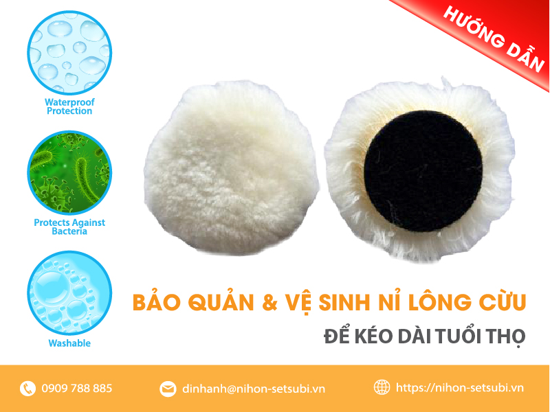 Hướng dẫn cách bảo quản và vệ sinh nỉ lông cừu để kéo dài tuổi thọ