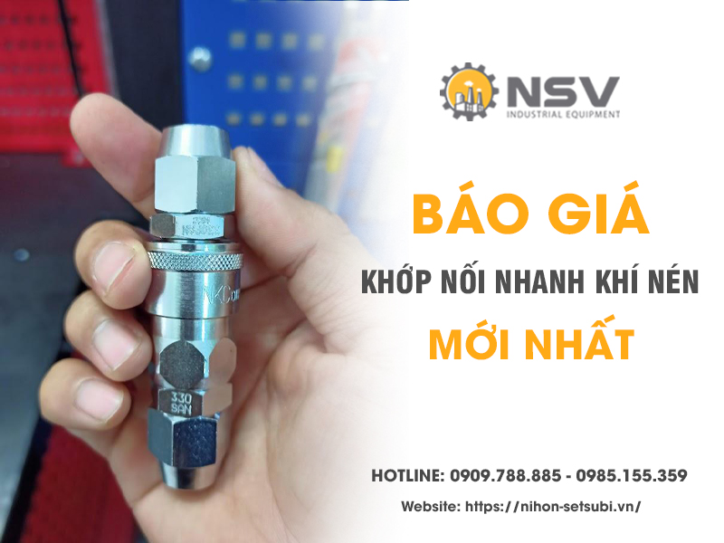 Bảng giá khớp nối nhanh khí nén mới nhất tại Nihon Setsubi